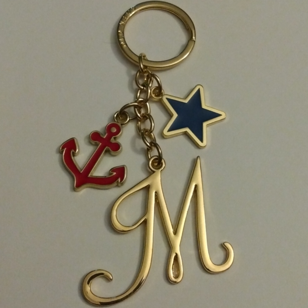 Old Navy keychain letter M